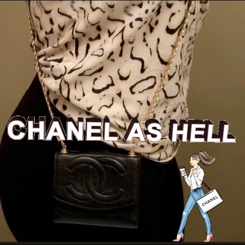 ⚜️🖤 Chanel Mini Wallet Chain Crossbody - Picture 9 of 11
